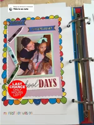 Replying to @Jessica  school memories mean more than you think #childhoodmemories #memorybook #keepsake #tiktokshopblackfriday #tiktokshopcreatorpicks @Denise Albright Studio 