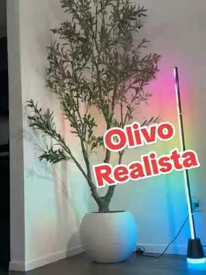 DESCUENTO 🥺🚨🚨🚨🚨🚨🚨 Olivo artificial realista con tronco grueso y frutos de aspecto natural – Tamaños de 5, 6, 7 y 8 pies; perfecto para decoración del hogar y la oficina, incluye maceta redonda blanca (recipiente de plástico) – summerwins @CEDAFIR Shop #dealsforyoudays #Summervibes #summerwins #homedecor #olive 