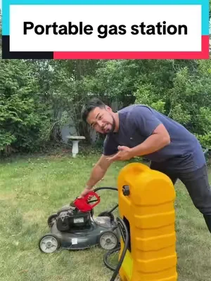 This works amazing #tiktokshop #gasstation #gastank #lawnmower 