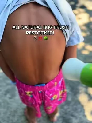 Nontoxic, all natural bug repellent, brush! Great for kids and so easy to put on! #bugrepellent #mosquitorepellant #dealsforyoudays 