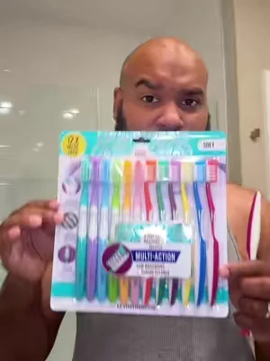 This 12 Pack of Gum Massaging Toothbrushes from Gurunanda are on a great deal! @GuruNanda LLC @Puneet Nanda bridge the gap #GuruNanda #DealsForYouDays #oralhealth #dentalhealth #teethcleaning 