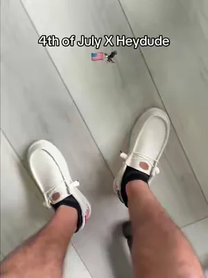 4th of July Heydude shoes #heydude #shoes #4thofjuly #4thofjulyoutfit #mensfashion 