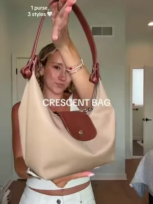 #tiktokshop #tiktokshopfinds #crescentbag #purse #3in1bag 