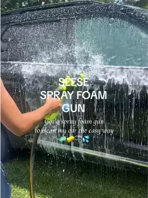 Work smarter not harder  😜💦🫧🧽 @SEESE Store   【DealsForYouDays】SEESE Car Wash Foam Gun for Garden Hose, Foam Cannon Car Wash Kit with High Pressure Nozzle & 3 Spray Modes, Hose Foam Blaster for Cars, Trucks, RV, Motorcycle Cleaning #dealsforyoudays #carwash #carcleaning #cardetailing #caraccessories  