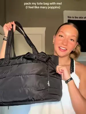Plus I think these still count as a personal item on planes which is a huge plus #totebag #totebags #packmybag #bag #tote 