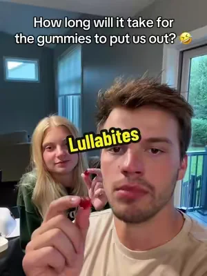 She was out like a light 😴 #lullabites #lullabitesnaturalsleepgummies 