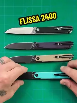 The FLISSA 2400 is a solid everyday carry option with an 8Cr14MoV blade, lightweight design, and durable G10 handle scales. Easy to carry, comfortable in hand, and ready for daily cutting tasks without weighing down your pocket. #FLISSA #PocketKnife #EDCgear  #fathersdaygift  #EverydayCarry