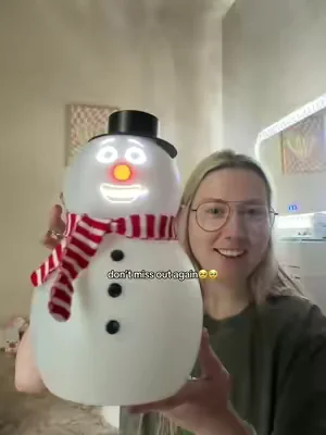 Frostbyte 12" Animated Talking snowman☃️ ✨#singingsnowman #talkingsnowman #frostbyte #christmasdecor #tiktokshopcreatorpicks 