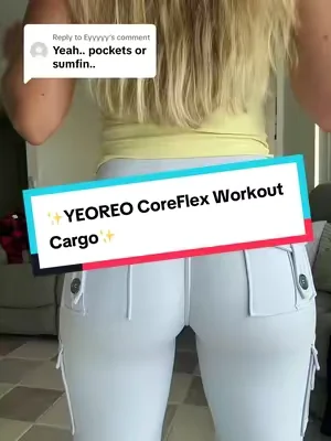 Replying to @Eyyyyy If you love a snatched waist and a little extra storage, these cargo leggings are worth the hype. #GymGirl #WorkoutLeggings #dealsforyoudays #FitnessOutfit #summerwins 