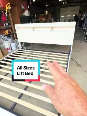 How about a bed that lifts for extra storage underneath🛏️🛏️ #LiftStorageBed #BedroomUpgrade #HomeOrganization #SpaceSavingFurniture #SmartHomeFinds