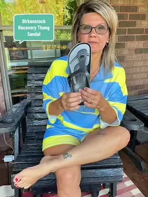 Birkenstock Recovery Thong Sandal - Gizeh EVA #DealsForYouDays #summervibes #SummerWins #qvctiktoksuperbrandday #birkenstocks @QVC, Inc 