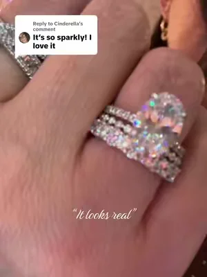 Replying to @Cinderella #effinny #ovalengagementring #afforableluxury #dealsforyoudays 