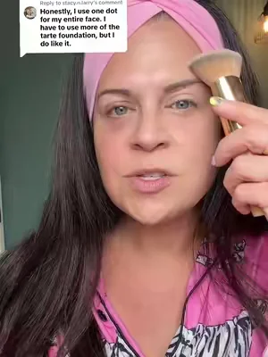 Replying to @stacy.n.larry The Tarte Timeless Serum Foundation is one of those products that just makes your skin look better. Lightweight, smooth, and packed with coverage that still looks natural, it’s quickly become a staple in my makeup routine. #TarteCosmetics #TimelessFoundation #Foundation #MatureSkinMakeup #BeautyFinds