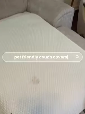 Pet friendly couch cover that feels like a cozy blanket #dealsforyoudays #couchcover 