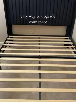 Sturdy, affordable bed frame! @HOOMIC #dealsforyoudays #bedframe #bedframes #headboard #roomupgrade 