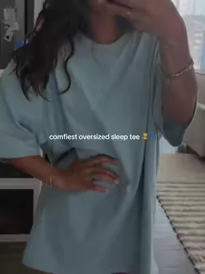 size M!! for the oversized comfy tee girls @Comfrt #comfrt #sleeptee #pversizedshirt #pajamas #dealsforyoudays 