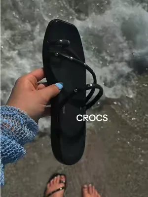 Just the really pretty ones..🖤🙏🏼 I’m obsessed with the toe ring..😭 @Crocs  . . #dealsforyoudays #tiktokshopcreatorpicks #crocs 