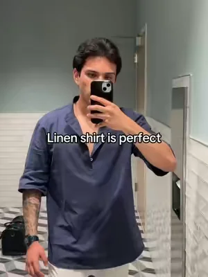 Clean and affordable 🤝 #linenshirt #oldmoney #dealsforyoudays 