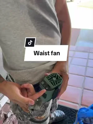 #waistfan #portablefan #wirelessfan #tiktokshopcreatorpicks 