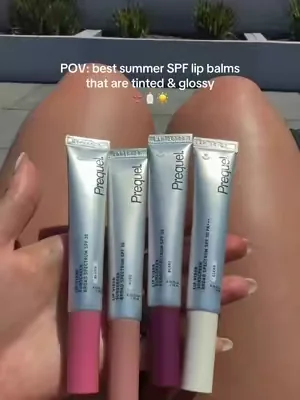 BEST glossy plump lip sunscreens 🧴 only on tts !! @Prequelskin #prequelskin #prequellipvisor #lipsunscreenspf #lipbalms #dealsforyoudays 