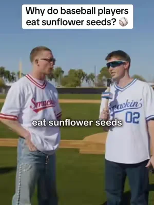 Why do baseball players eat sunflower seeds? ⚾️