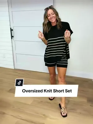 Cute, easy and comfy 👏🏼 I’m 5’2” 127 in a Small #2pieceset #shortset #knitset #modestfashion #classyoutfit @Imily Bela Living 