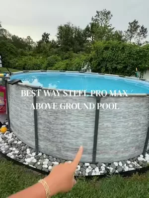 Bestway steel pro max above ground pool #abovegroundpool #bestwaysteelpromax @Spreetail 