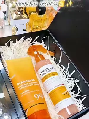 Dr.Melaxin Official] 2-Step Body Glow Routine | Kojic Turmeric Spray & Brightening Cream for Dark Spots & Smooth Skin #dealsforyoudays 