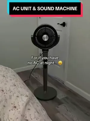 Honestly I can’t sleep any other way 😴 #bedroomfan #coolingfan #sleephack #summerheat #tiktokshopcreatorpicks 