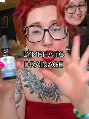 lymphatic drainage  . . results may vary this is my own personal experience 