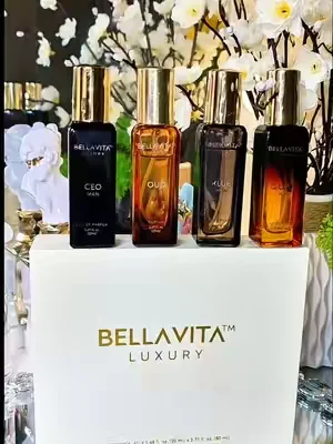 BellaVita Luxury's Perfume Gift Set for Men | 4 Luxury Minis | Long Lasting | G.O.A.T. , Oud, CEO Man, Klub Man | Eau De Parfum | Portable Perfume Kit | Perfect Father's Day Gift | Super Brand Day Exclusive #dealsforyoudays 