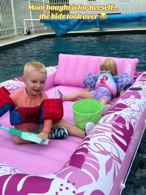 XL pool inflatable, yard tanning bed, kids boat?? The options are endless☀️  #dealsforyoudays #poolday #tanningpool #summeressentials #sloosh 