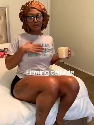Skin firming Cellulite reduction gel..it’s been like 2.5 months using #skincare #tightening #cellulite #firmskin #sculpting