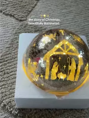A beautiful reminder of Christmas ✨ #christmas #Jesus #nativity #christmasdecor #qvctiktoksuperbrandday 