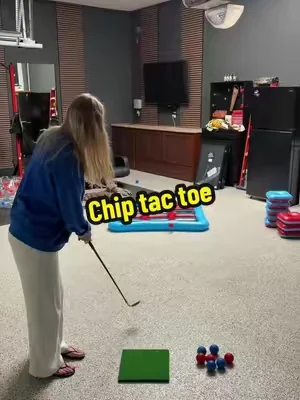 The perfect summer game! ##golfgame##chiptactoe