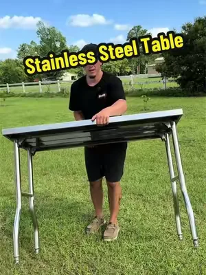 A sturdy stainless steel work surface can make everything from BBQ prep to garage organization a lot easier. #fathersdaygift #SummerWins #DealsForYouDays #vevor #vevorfathersdaygift 