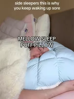 side sleepers my chiropractor told me to switch to a cervical pillow and I’m glad I listened ☁️😌#cervicalpillow #ergonomicpillow #neckpainrelief #DealsForYouDays #mellowsleep @Mellow Sleep 