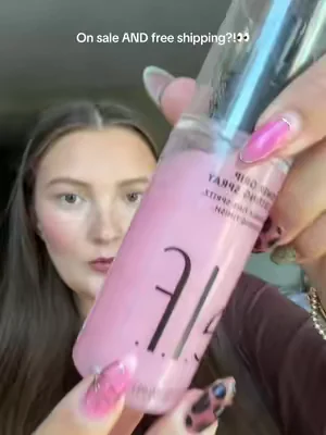 Okay I love this stuff! So pretty on the skin and sets my makeup so well @e.l.f. Cosmetics #elfsettingspray #rosesettingspray #dealsforyoudays #elfcosmetics #drugstoremakeup 