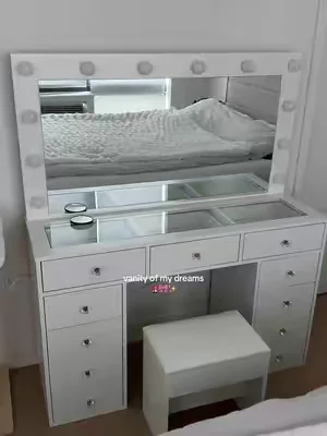 #vanity #FUSOUFurniture #DealsForYouDays #FUSOUVanityDesk