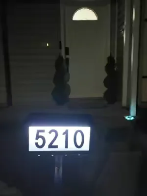 #solaraddresssign #solar #solarlight #Home #houseideas 