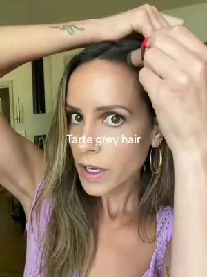 Need this one for every purse😂 #tarte #greyhair 