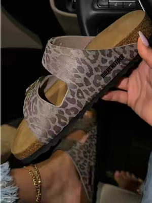 My leopard girlies you need these! 🐆 #leopard #birkenstocks #tiktokshopmademebuyit 