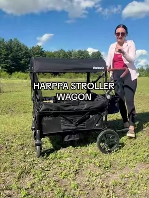 The moms are going to go crazy over this one 👏🏻👏🏻 #affordablestrollerwagon #summermusthaves #harppababy #harppa #momfinds @Harppababy.us 