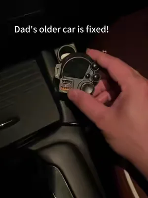 My dad can finally play music wirelessly in his old Buick! He’s absolutely obsessed with this little gadget. #bluetoothfmtransmitter #carcharger #fastcharging #tiktokshopstockup #fathersdaygift 