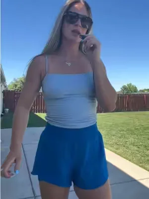 I am 5'5" and 136 lbs, I am wearing a size medium #summerclothes #womensoutfits #workoutclothes #shorts #skirt 