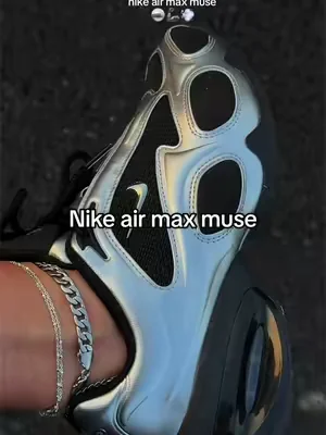 Nike air max muse in metallic silver 🪩 @Evans Sneakers #nike #nikeairmax #nikeairmaxmuse #sneakers #shoes 