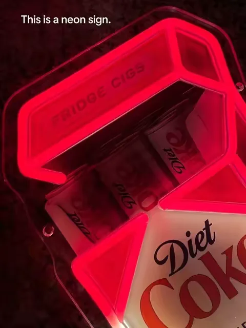 #neonsign #dietcoke 