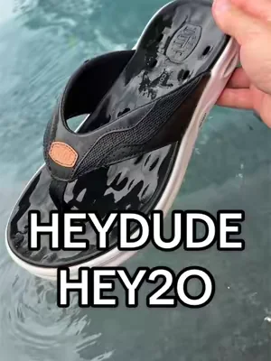 The HEYDUDE HEY2O Flip Flop Mesh has drainage holes for airflow, lightweight comfort, and a clean look that works from the beach to dinner. #HEYDUDE #FlipFlops #MensStyle #SummerWins #DealsForYouDays