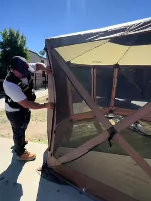 #popupgazebo #gazebo #campinggazebo #outdoorliving #cozybackyard @VEVOR Store 