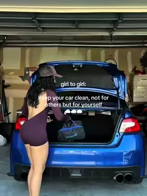hot girls have a clean car #girly 